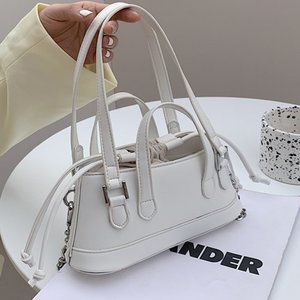 Mini women's bag personalized drawstring shell bag